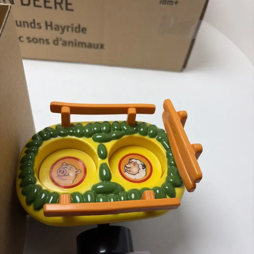 TOMY John Deere Animal Sounds Hayride Musical Tractor Toy